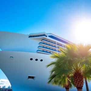 Cruise ship at Port of New Orleans