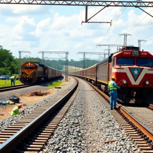 Railway infrastructure improvement project in Louisiana