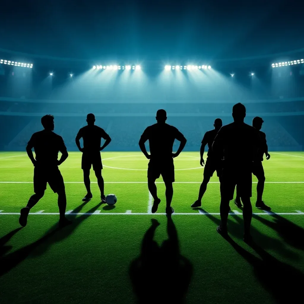 Abstract depiction of roster decisions in football
