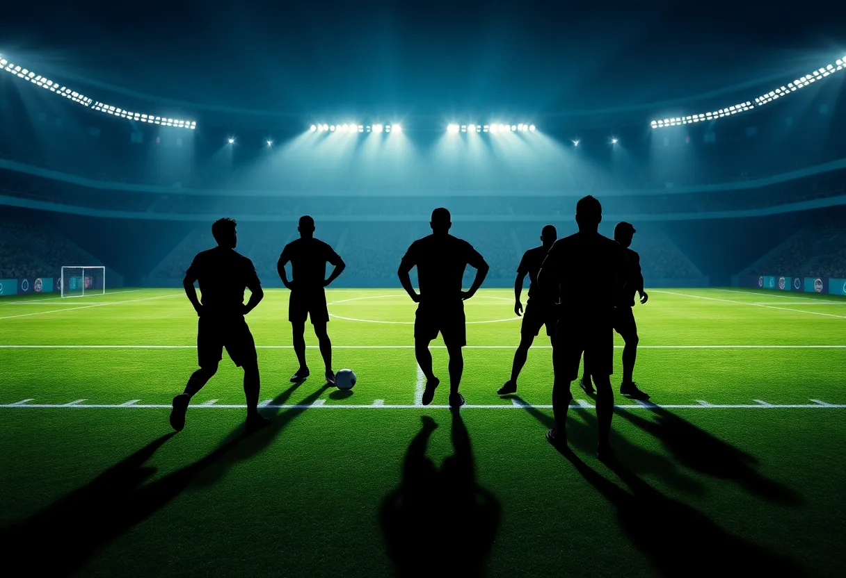 Abstract depiction of roster decisions in football