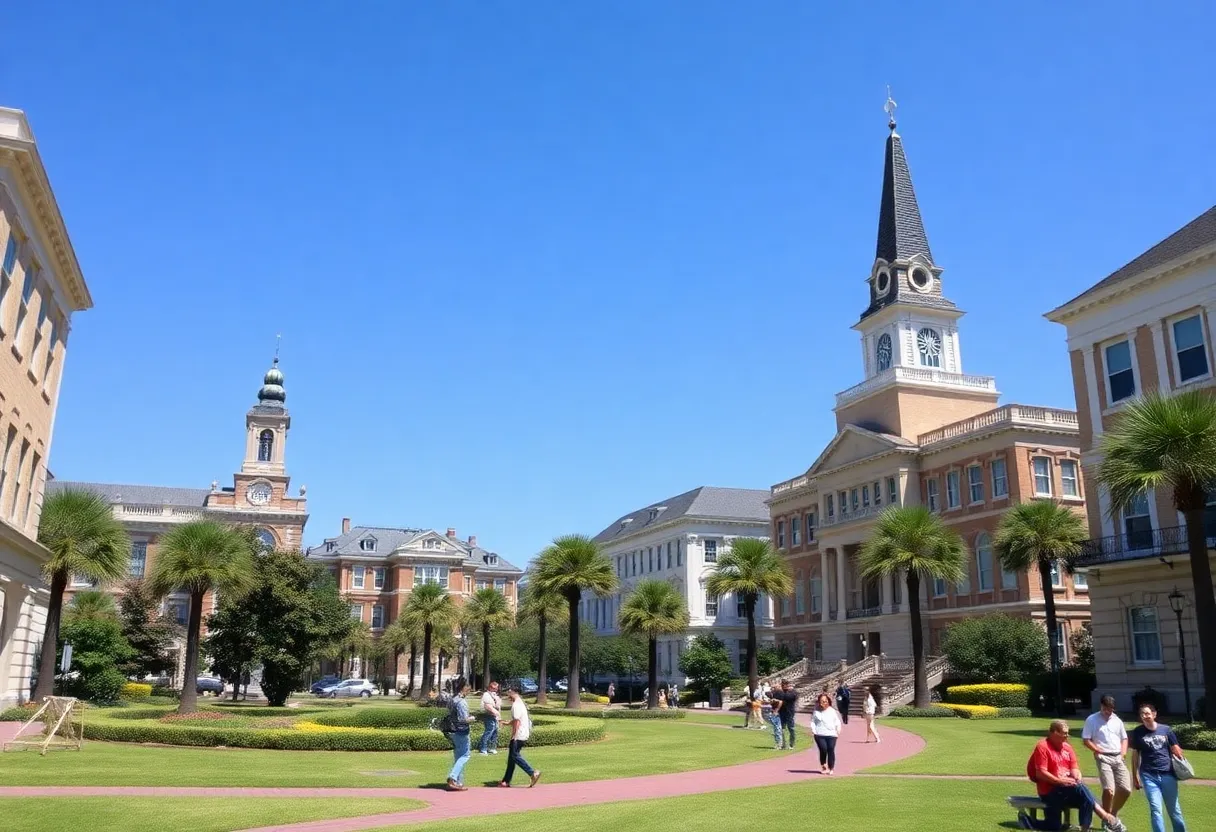 Campus of Southern University at New Orleans capturing student life and iconic architecture