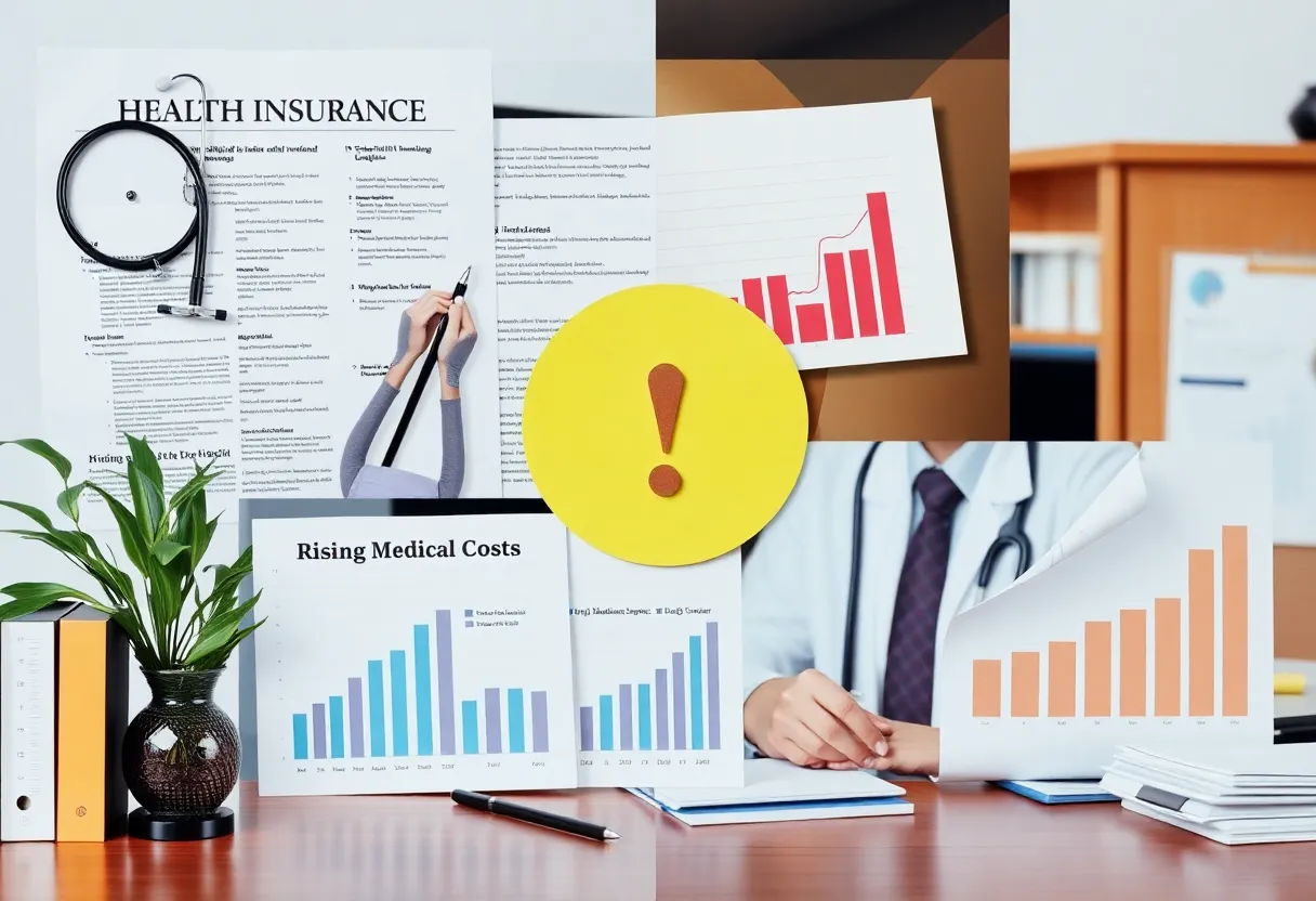 Illustration of healthcare challenges faced by Blue Cross Louisiana