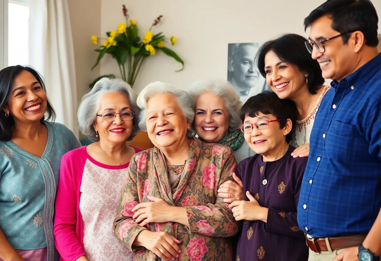 Celebration of life in honor of a beloved family matriarch