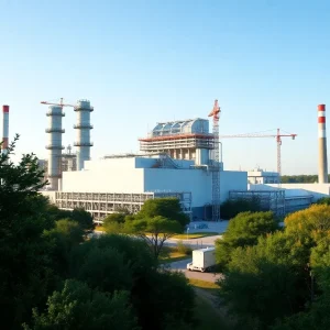 Construction of Entergy gas power plants in Louisiana