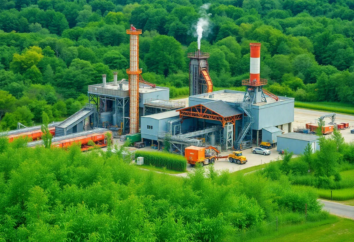 Modern Hyundai steel manufacturing facility in Louisiana