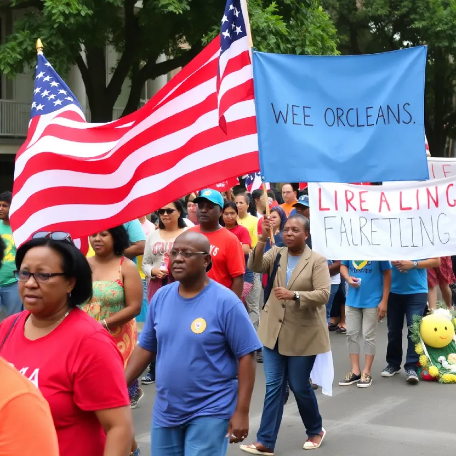 Community event in New Orleans commemorating Hurricane Katrina