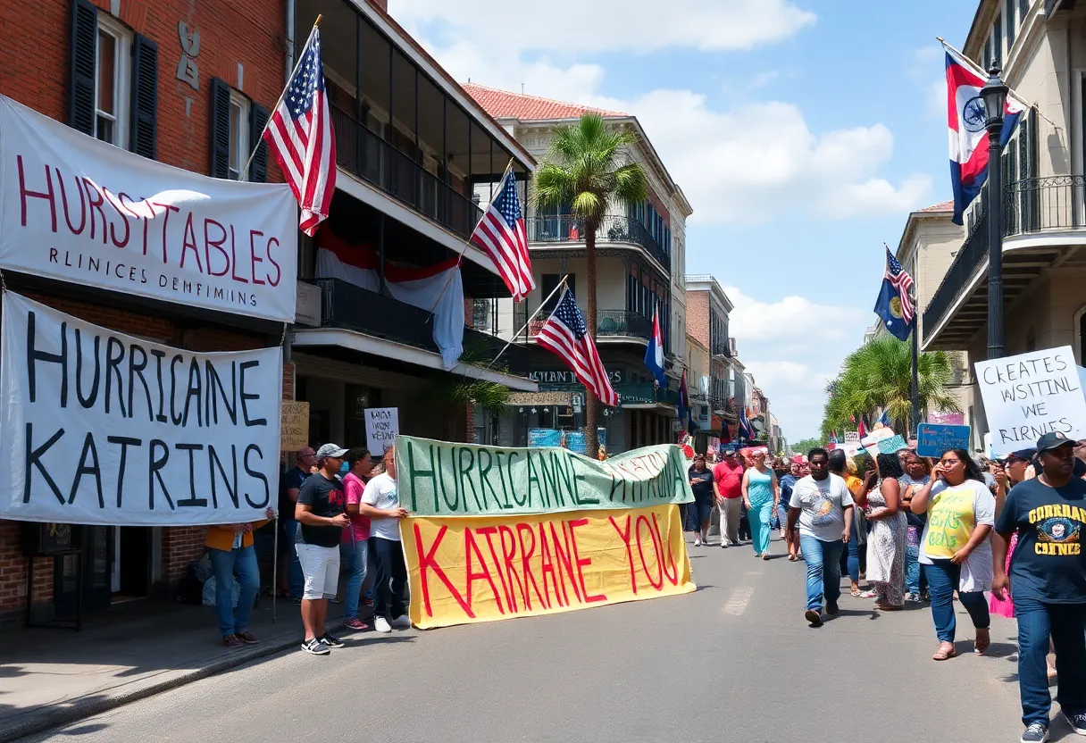Community gathering for Hurricane Katrina anniversary in New Orleans