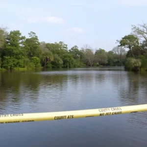 Lagoon in New Orleans East related to missing person case.