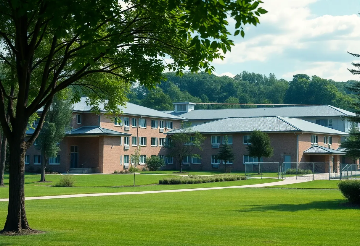 Exterior view of the Louisiana Correctional Institute for Women