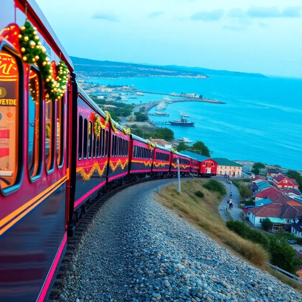 Inaugural ride of Amtrak’s Mardi Gras train service offering scenic views.