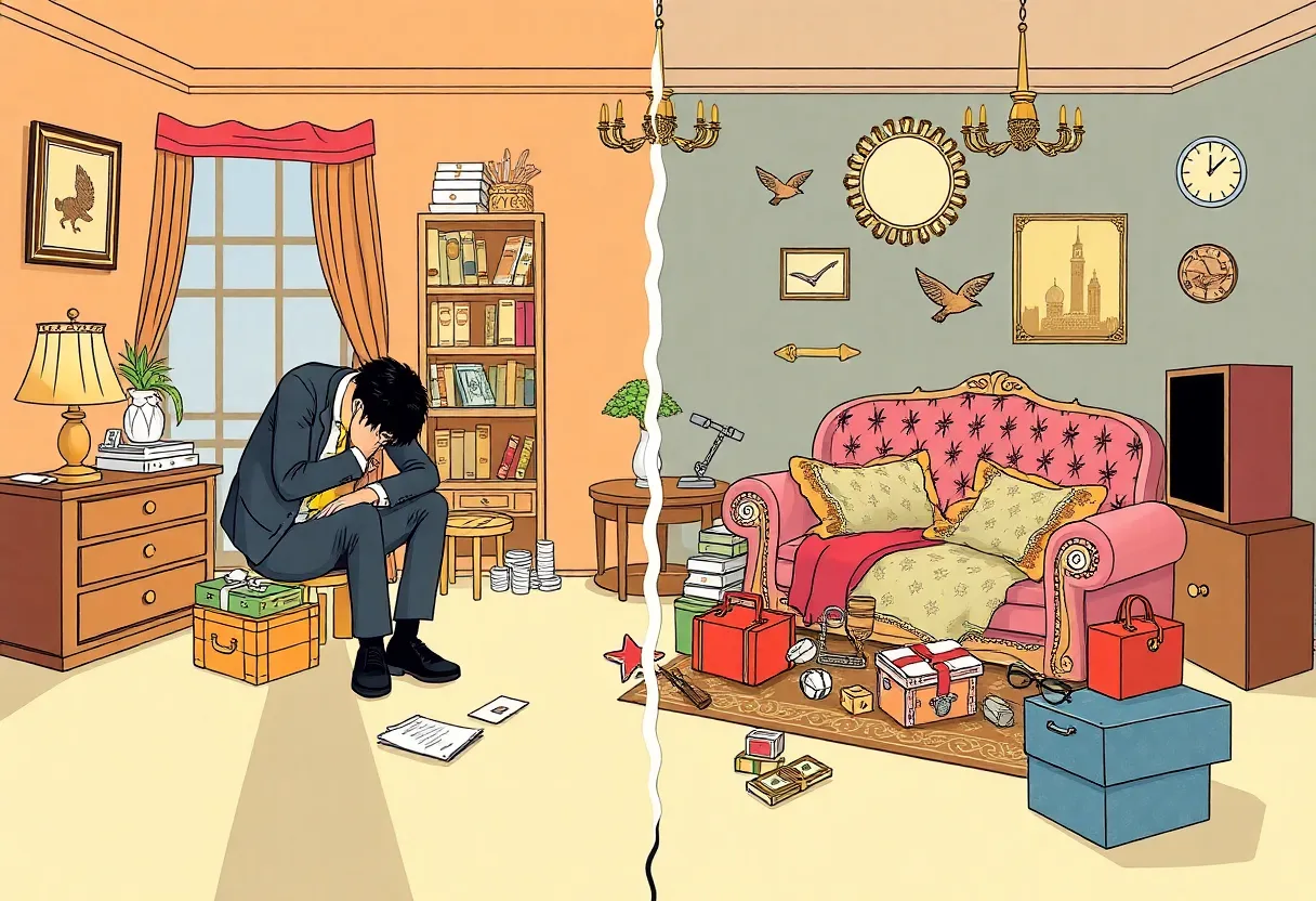 Illustration depicting welfare fraud challenges