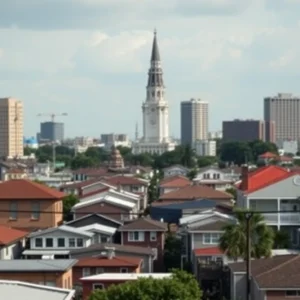 Cityscape of New Orleans illustrating immigration law discussions