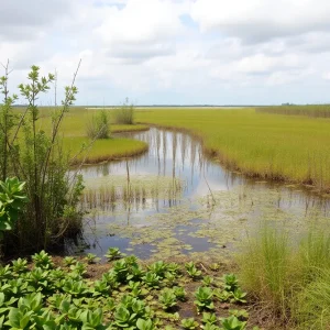 Healthy coastal wetlands restored post-MRGO