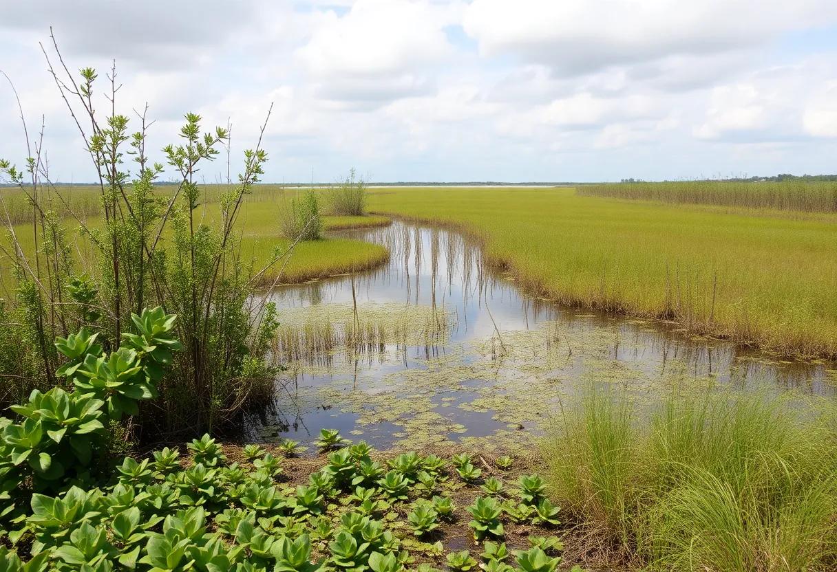 Healthy coastal wetlands restored post-MRGO