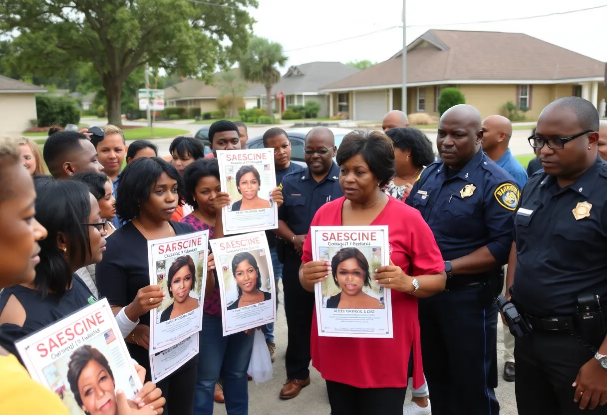 Community gathering in New Orleans searching for missing boy