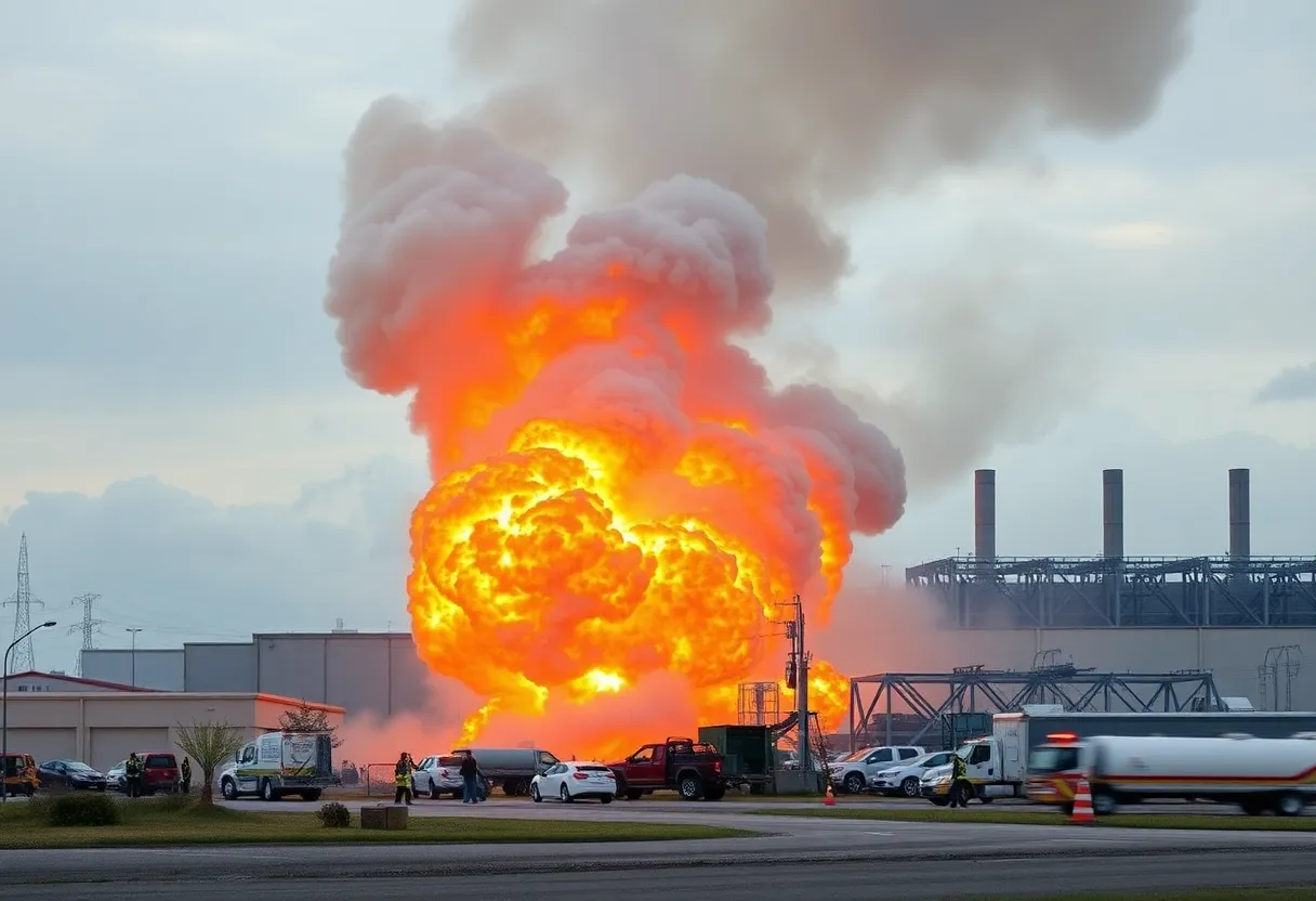 Explosion at Smitty's Supply in Roseland, Louisiana