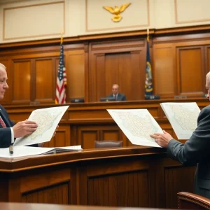Supreme Court judges reviewing redistricting maps
