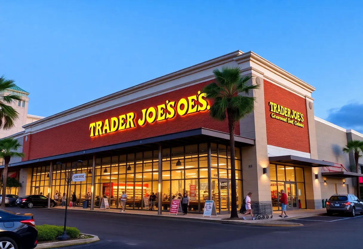 Exterior view of new Trader Joe's store in New Orleans