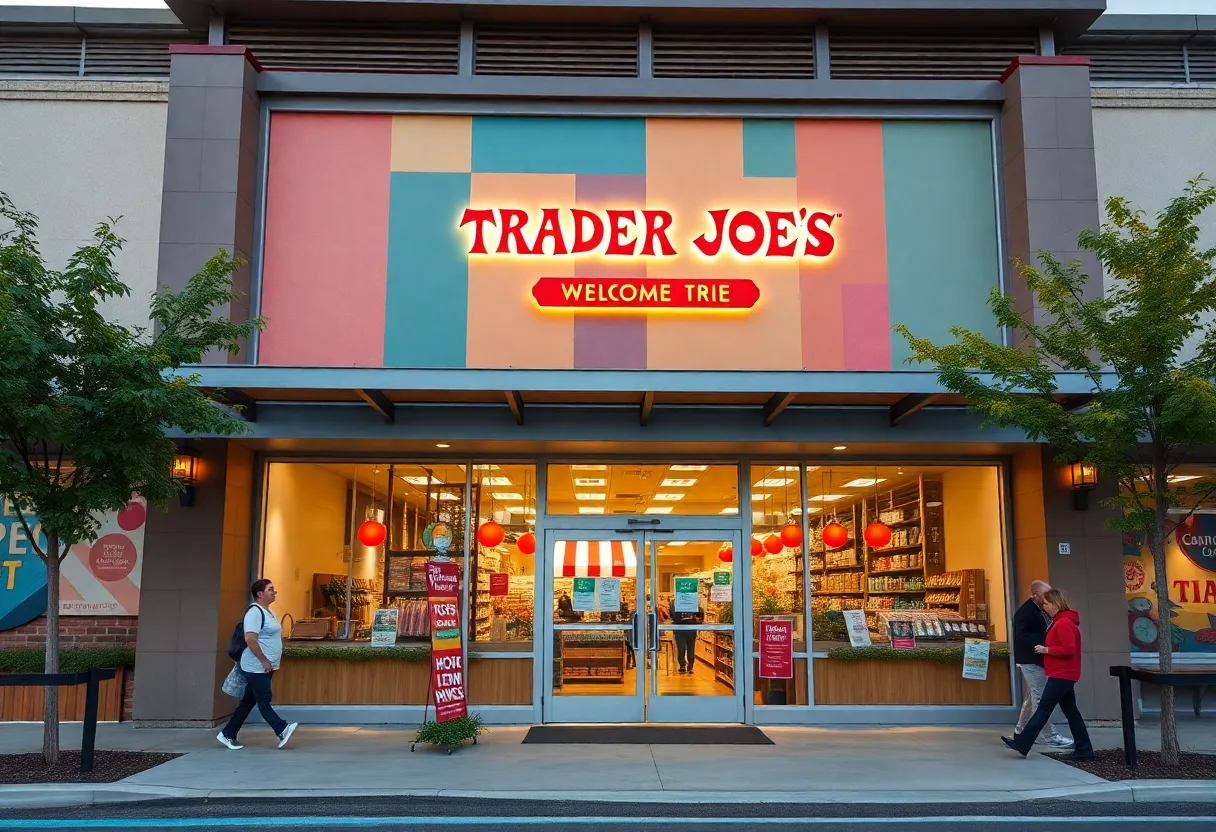 Exterior view of Trader Joe's in New Orleans