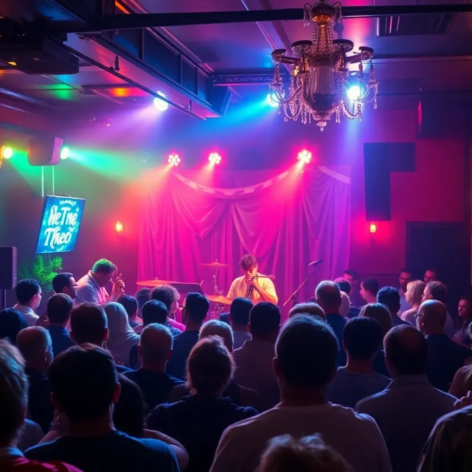 Live jazz performance in a New Orleans club
