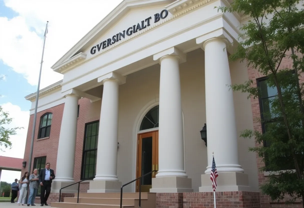 Government building in Ascension Parish, Louisiana