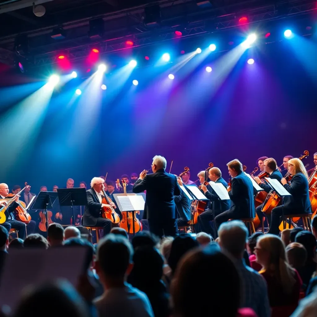 Big Freedia performing with the Louisiana Philharmonic Orchestra