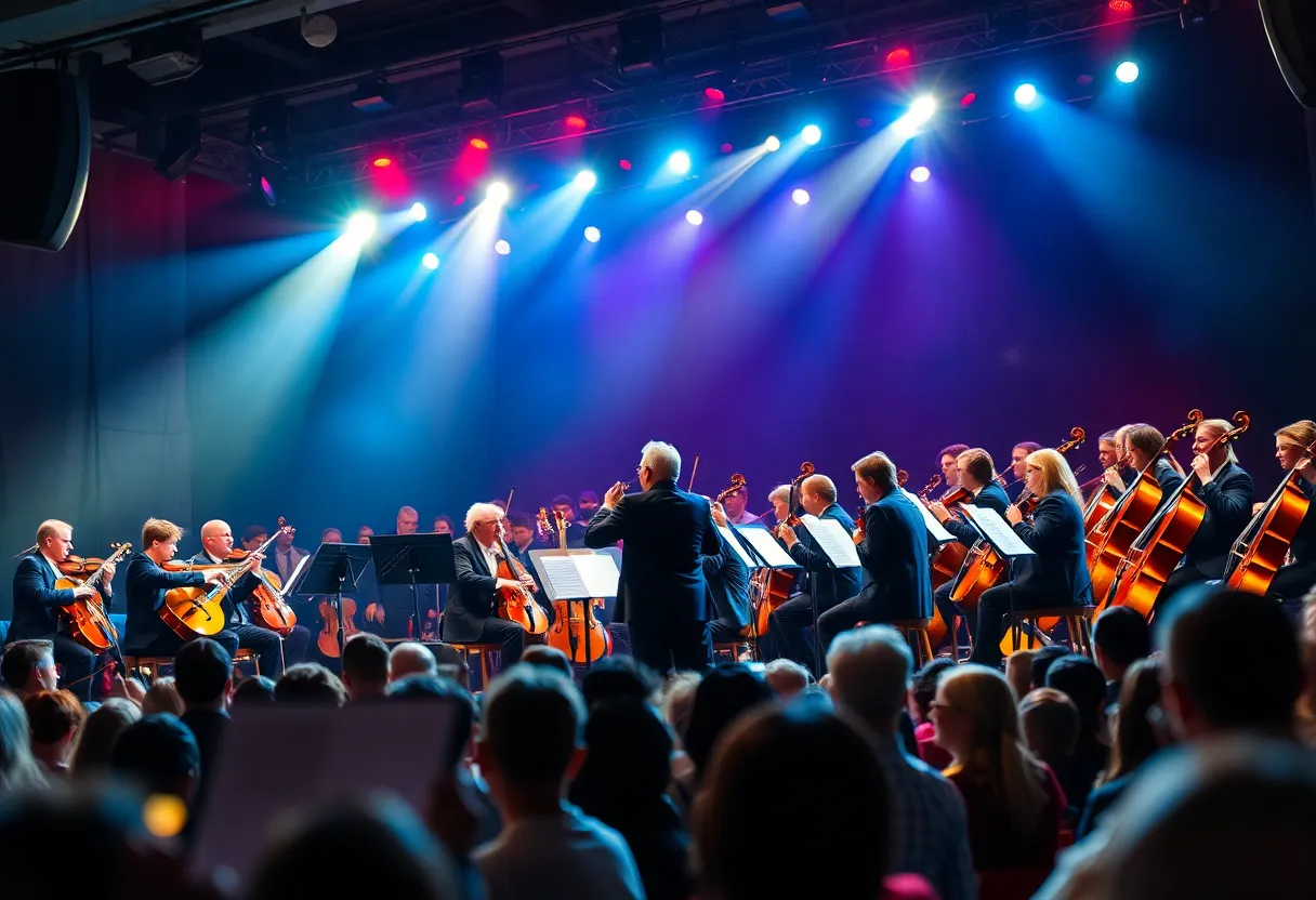 Big Freedia performing with the Louisiana Philharmonic Orchestra