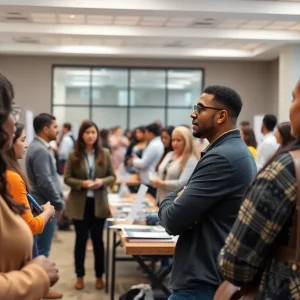 Community event for employment services in Broussard
