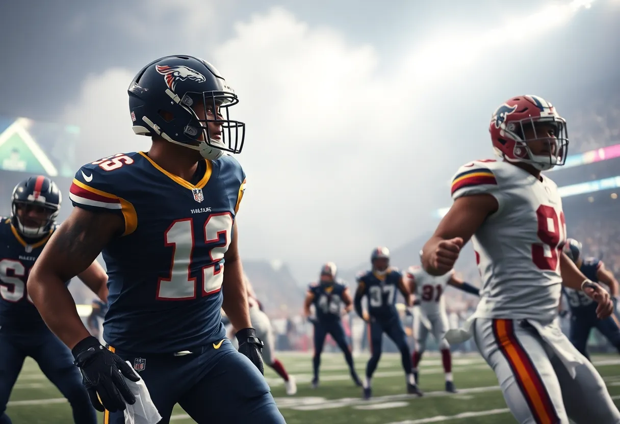 Arizona Cardinals playing against New Orleans Saints in NFL 2025
