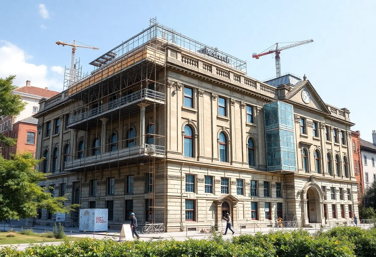 Renovation of Charity Hospital into a mixed-use space in New Orleans
