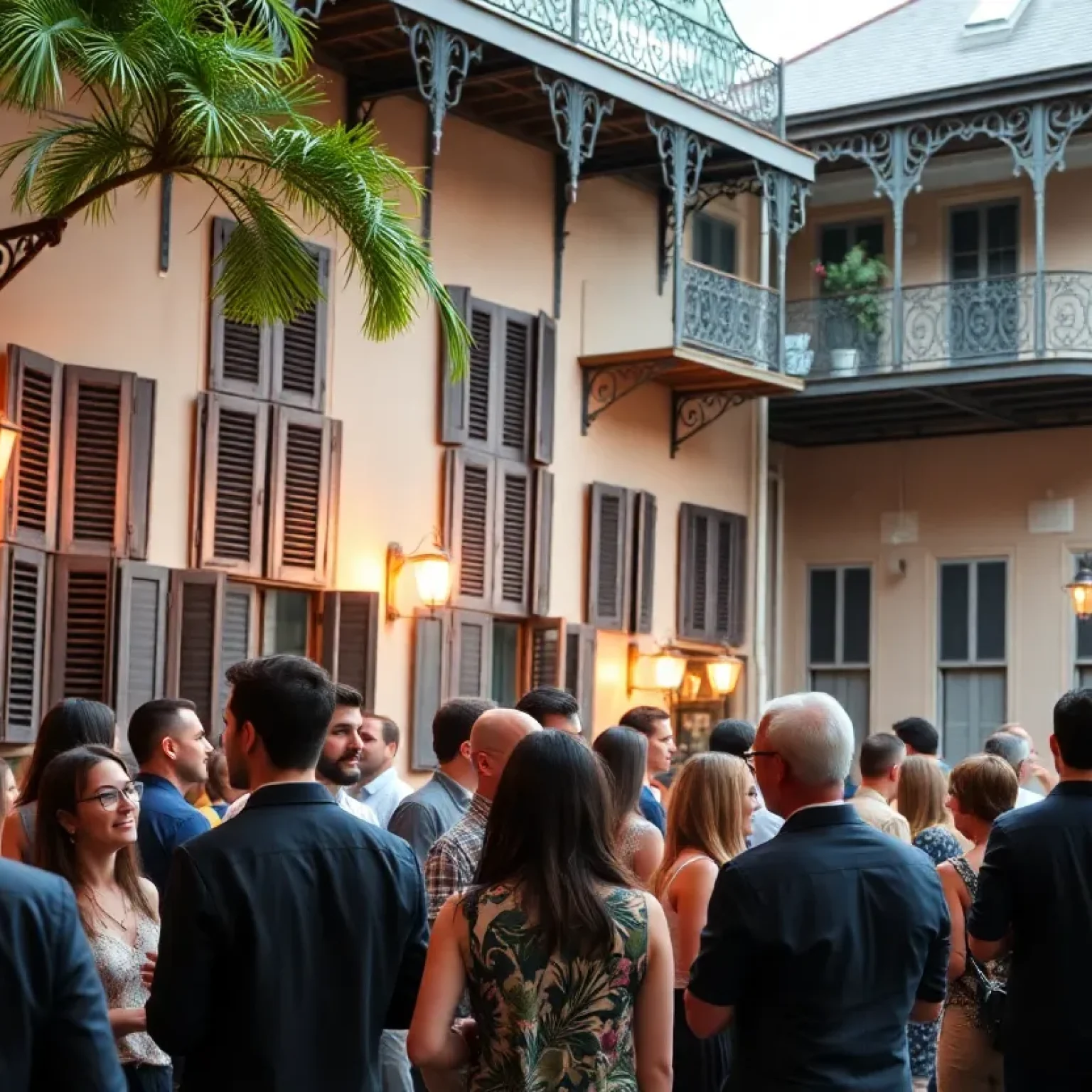 Business leaders networking at the EO annual meeting in New Orleans