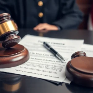 Courtroom representation of traffic camera legal proceedings