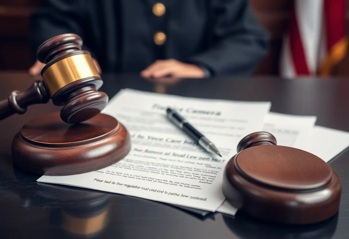 Courtroom representation of traffic camera legal proceedings