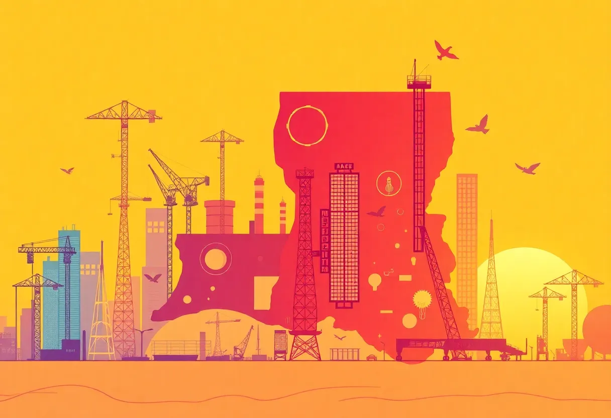 Illustration of Louisiana's economic growth initiatives
