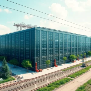 A visual representation of Meta's data center and its power infrastructure