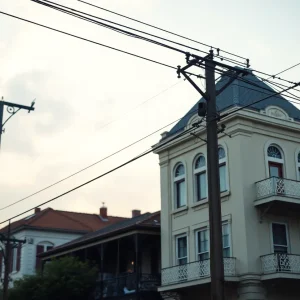 Eruv installation in New Orleans