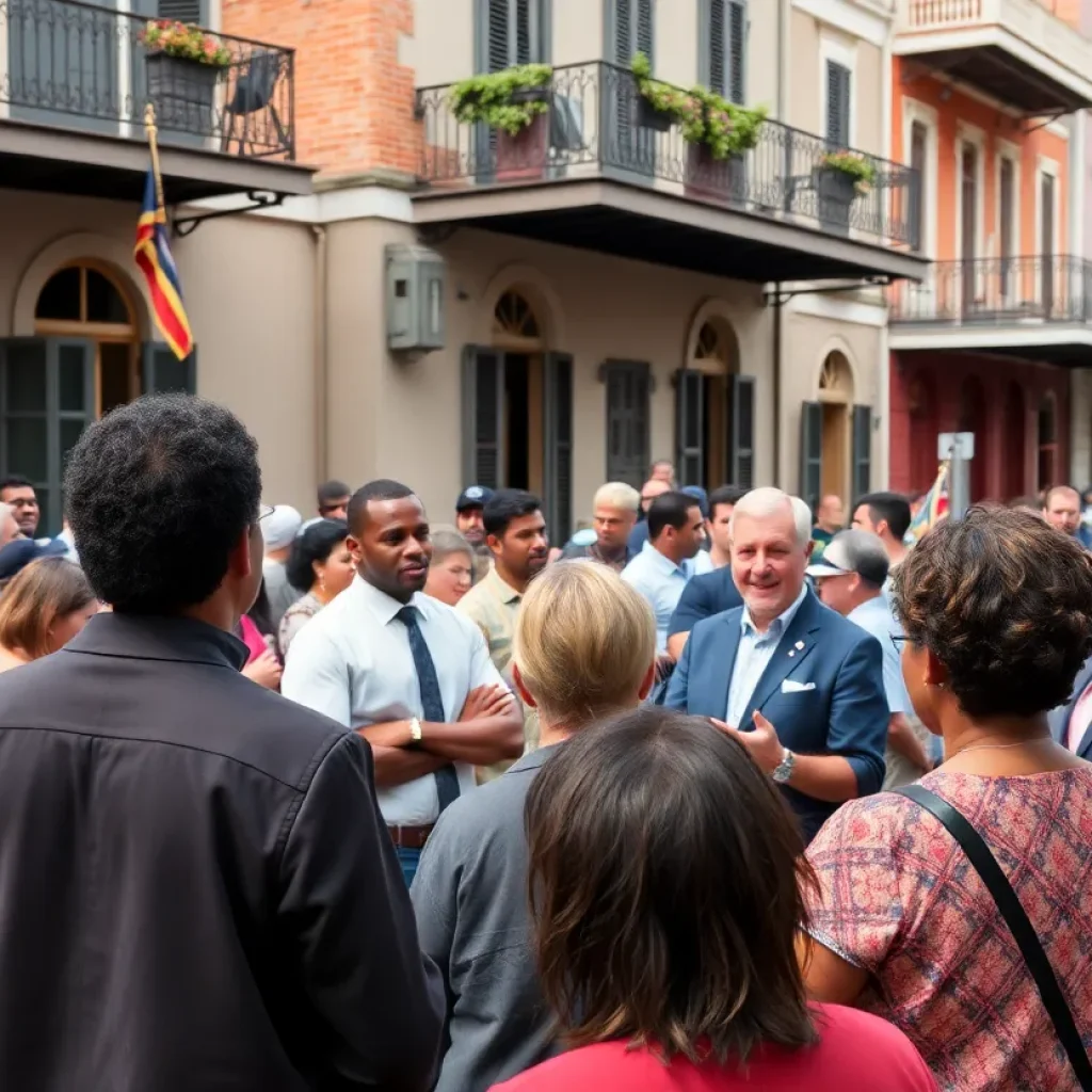 Community members gather at a mayoral forum in New Orleans