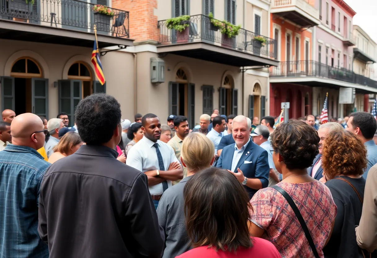 Community members gather at a mayoral forum in New Orleans