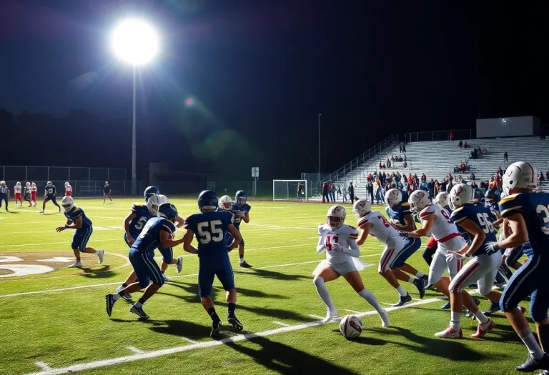 High school football game between Rummel Raiders and U-High