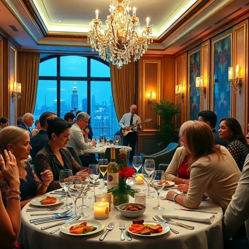 Networking dinner at the ACG Louisiana event in New Orleans