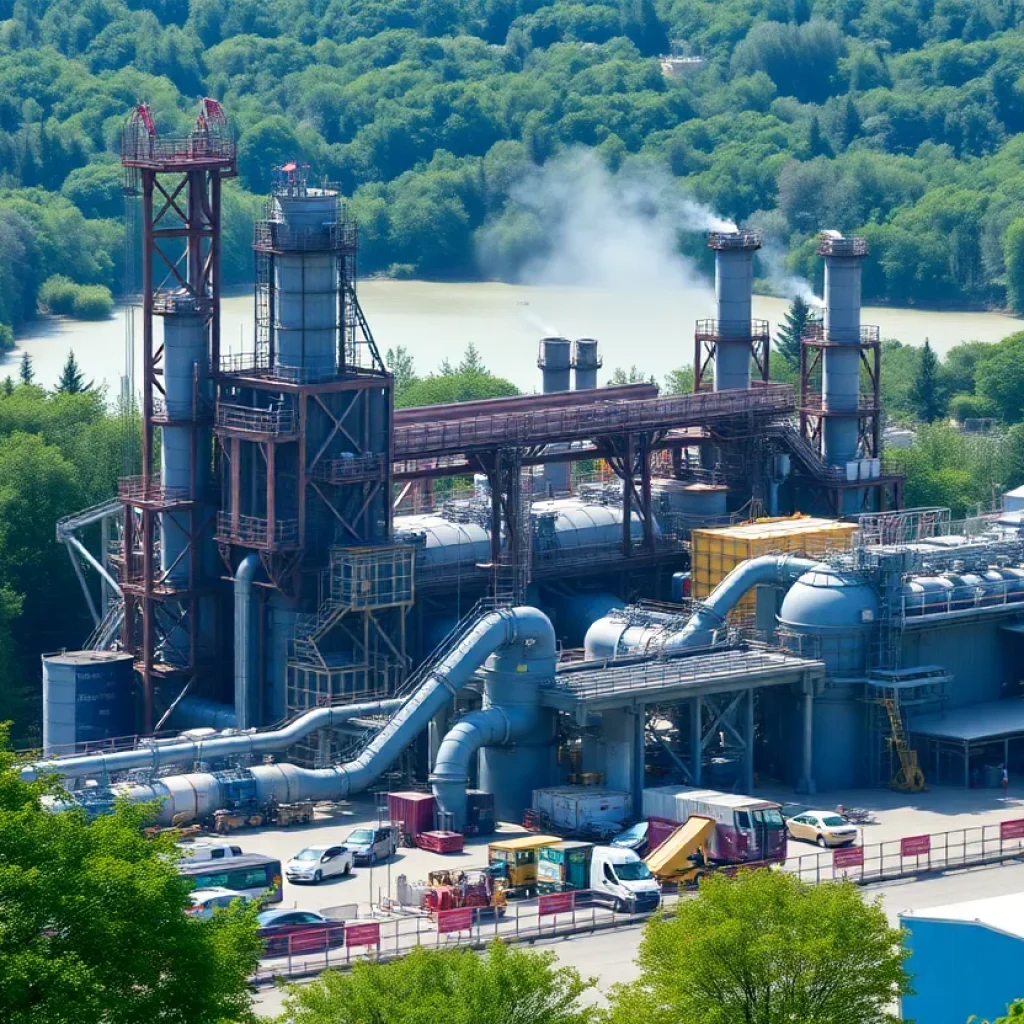 Rendering of Aclara Resources' rare earth facility in Louisiana