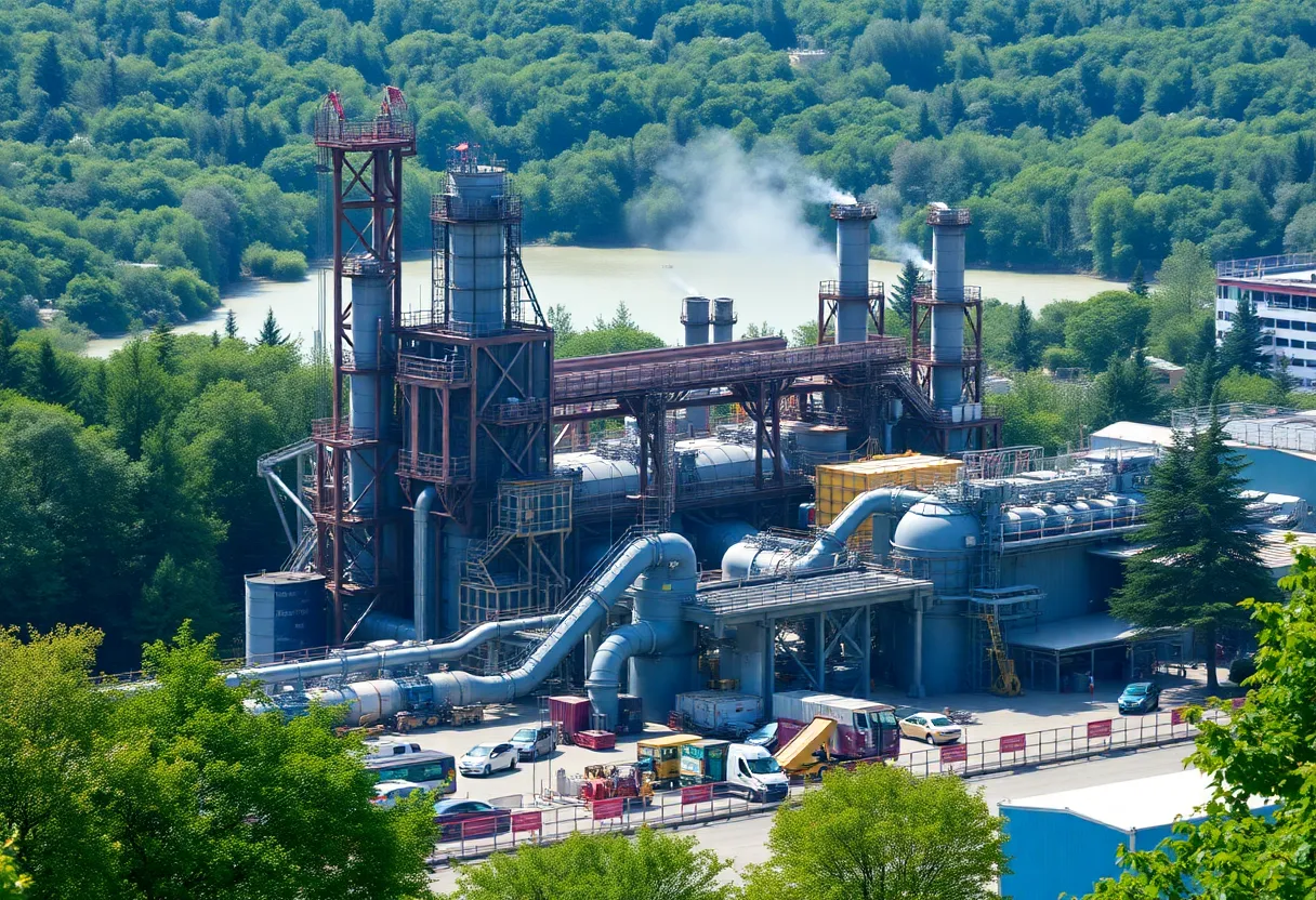 Rendering of Aclara Resources' rare earth facility in Louisiana