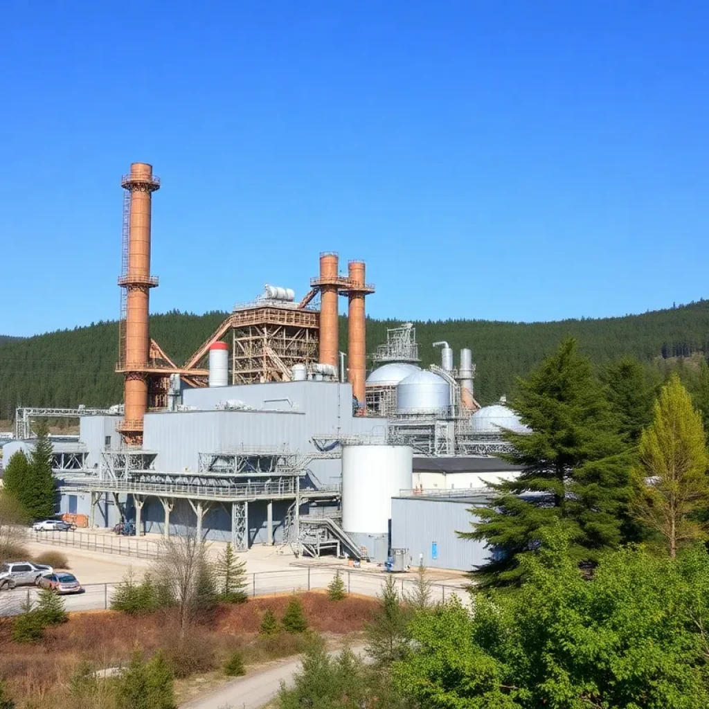 Rendering of the Aclara rare earth metals refining facility in Louisiana