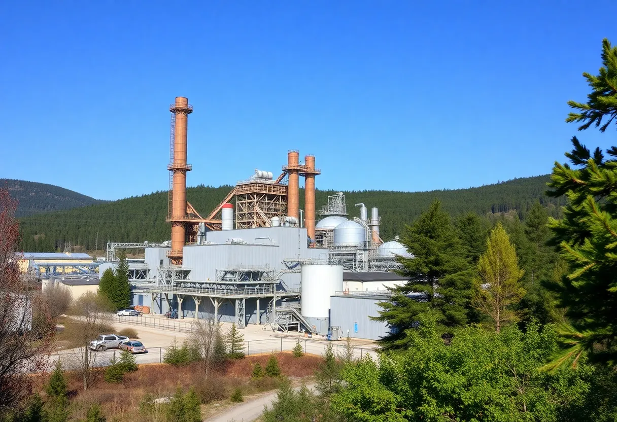 Rendering of the Aclara rare earth metals refining facility in Louisiana