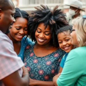 Community gathering in memory of June Heymann