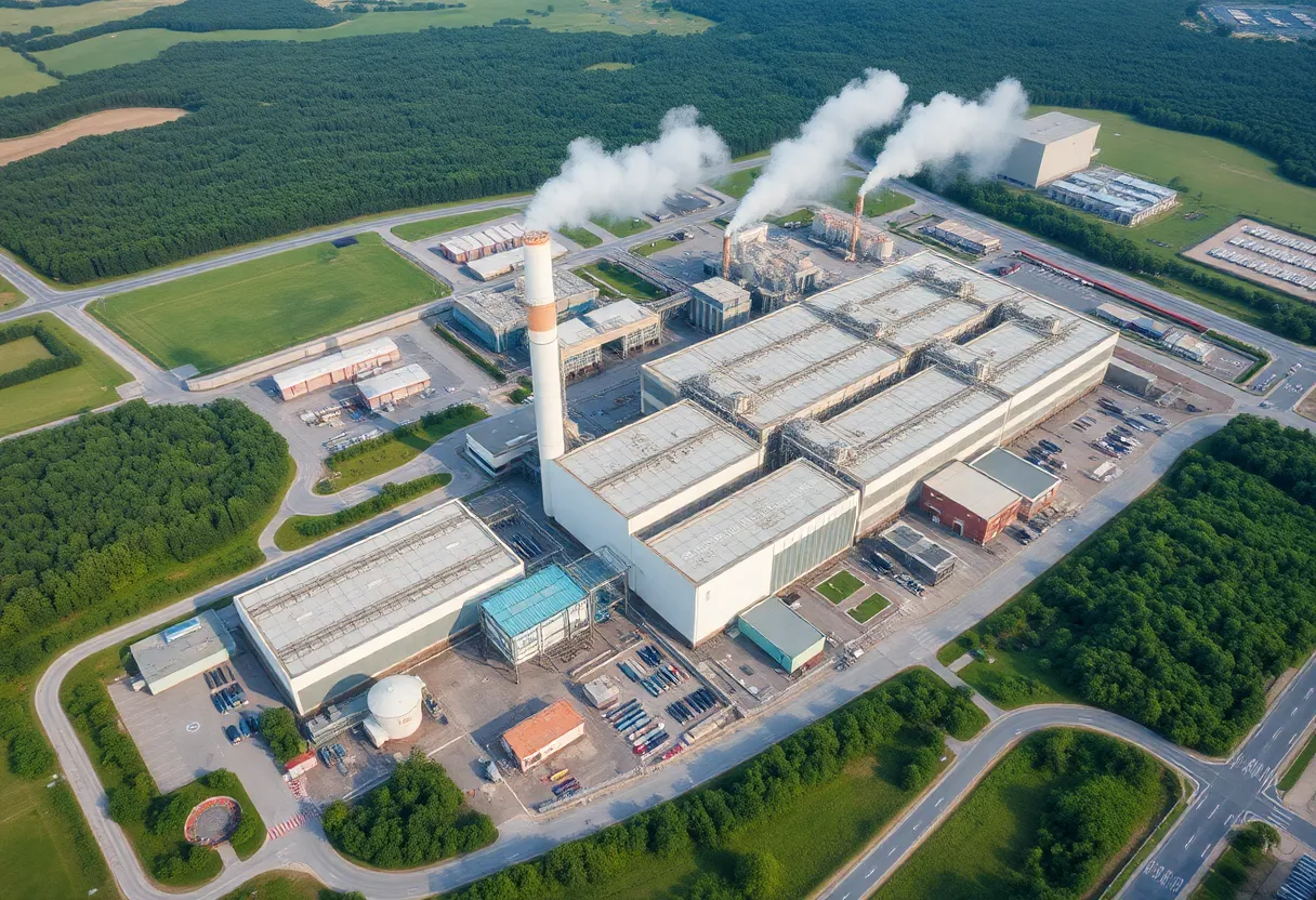 Conceptual design of the Ironworks I plant in Donaldsonville, Louisiana