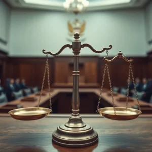 Abstract representation of legal tensions in Orleans Parish