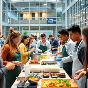 Diverse students at a Louisiana community college engaging in hands-on training.