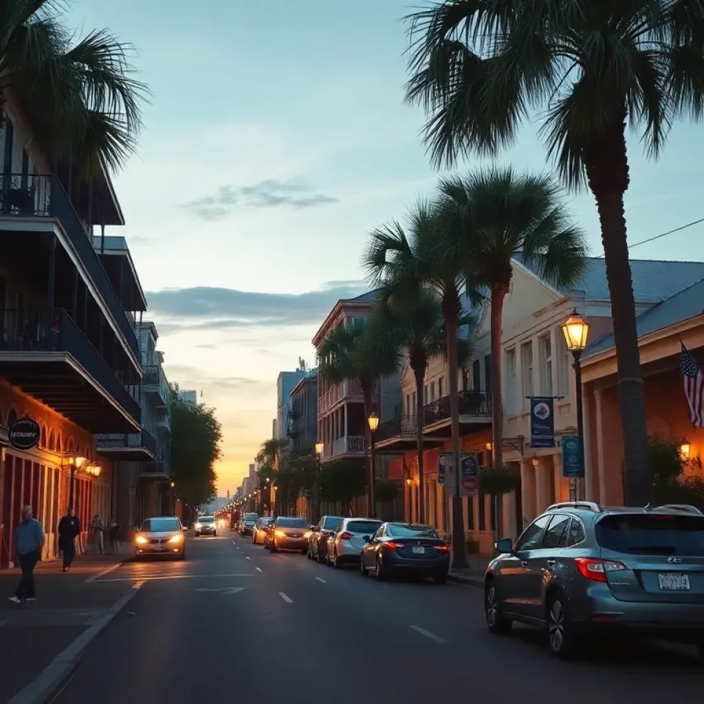 Community safety in New Orleans, depicting a serene neighborhood.