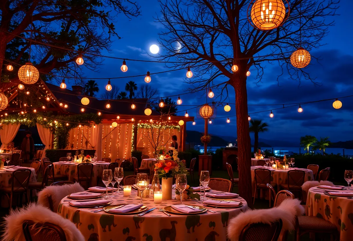 Whimsical setting for the Louisiana Children's Museum Play Soirée gala